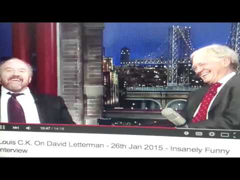 Louis CK on Letterman... "Ssorry" Lol