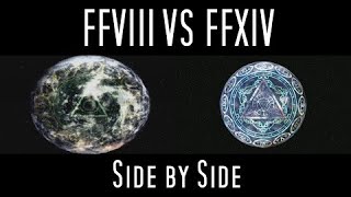 Eden Comparison - FFVIII vs FFXIV Side by Side