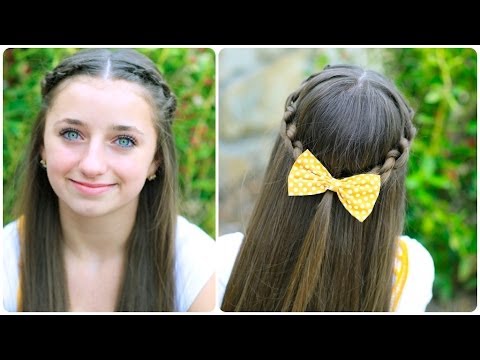How to Create a Knotted Braid Tieback | Cute Hairstyles
