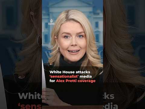 White House attacks ‘sensationalist’ media over Alex Pretti coverage | AJ #shorts