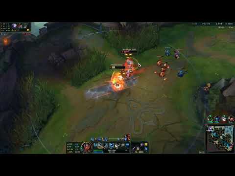 Yasuo Vs. Ashe 1 v 1 Gank.