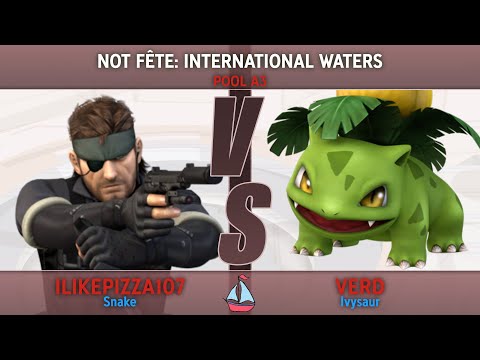 ilikepizza107 (Snake) vs VERD (Ivysaur) - Not Fête: International Waters - Pool A3