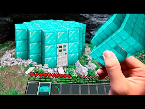 Minecraft in Real Life POV ~ DIAMOND BASE -  Realistic Minecraft Mod Texture Pack