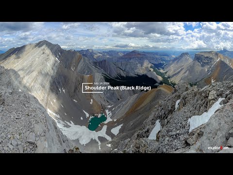 A Bike, Hike 'n Scramble of Shoulder Peak (aka Black Ridge) in Kananaskis Country