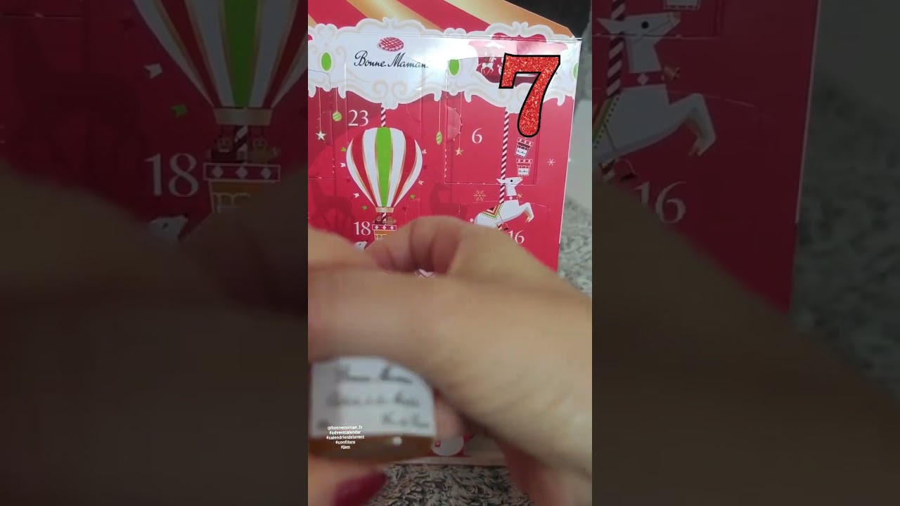 7ème case du calendrier de l'avent #bonnemaman #adventcalendar #jam #calendrierdelavent #confiture