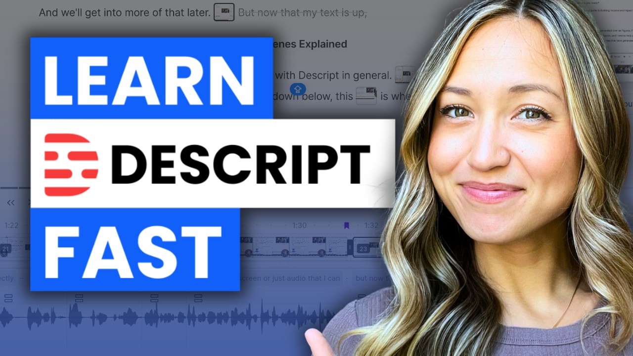 ULTIMATE Descript Tutorial for Beginners in 2026 | How to Edit Fast Using AI