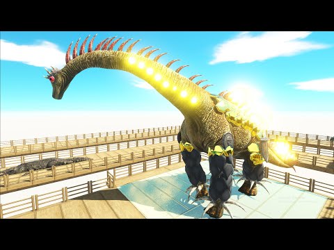 T-REX VS DINOSAUR CARTOON  - Animal Revolt Battle Simulator