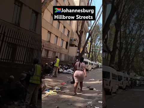 Johannesburg Neighborhood Hillbrow #africa #homeless #walkafrica #viralvideo #southafrica