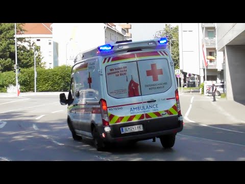 [Rasante Einsatzfahrt | Drift] 2x RTW ÖRK Innsbruck (RD 13-243 + RD 13-178)