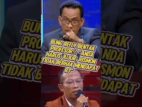 Refly Bentak profesor! Anda harus jujur #shorts #viral #trending #ijazahjokowipalsu #termul #jokowi