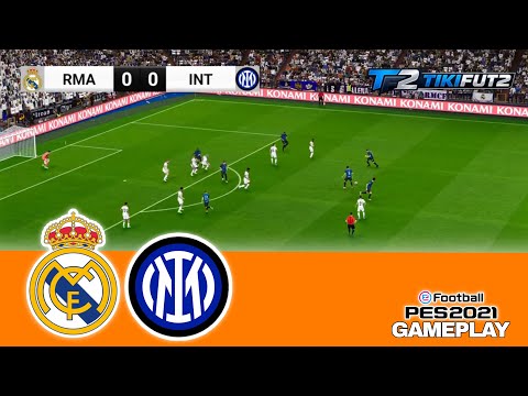 Real Madrid vs Inter | Gameplay PES 2021 | Champions League 2026