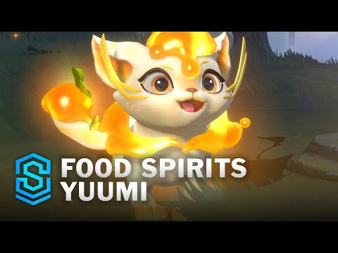 Food Spirits Yuumi Wild Rift Skin Spotlight