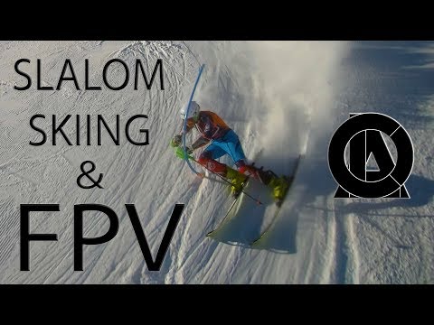 SLALOM SKIING & FPV DRONE