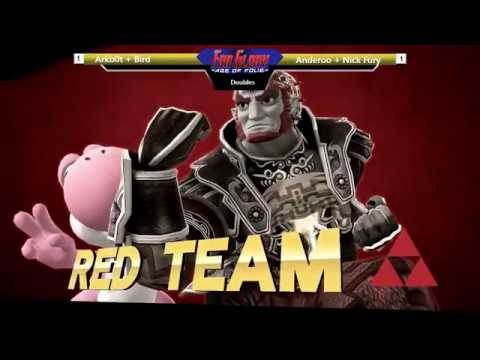 Age of Folie - Smash 4 Doubles - Anderoo + Nick Fury vs Bird + ArkB0t