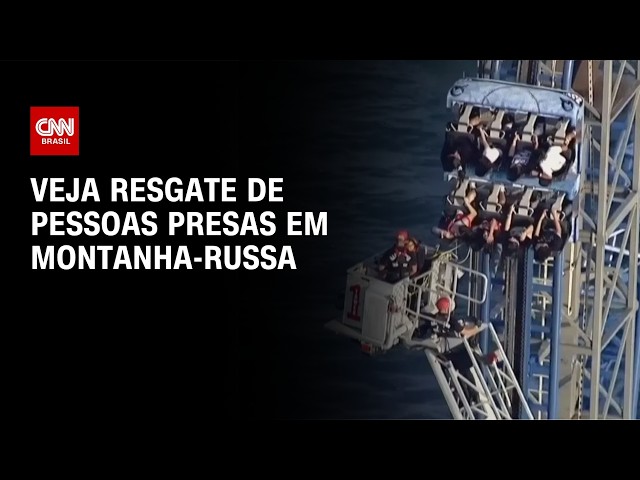 Pessoas ficam presas em subida de montanha-russa nos Estados Unidos | CNN BRASIL