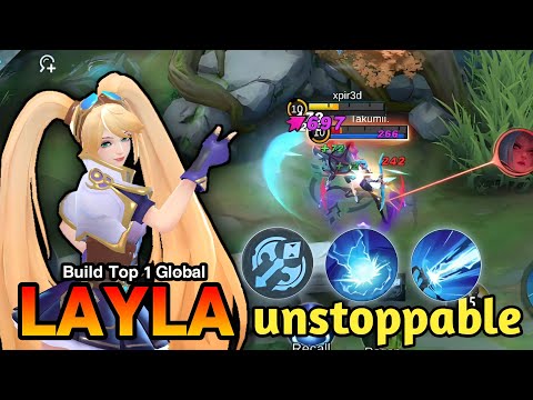 Layla vs Miya!! Layla best emblem gold lane | Layla best build 2023 | Build Top 1 Global Layla