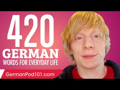 380 German Words for Everyday Life Basic Vocabulary 19