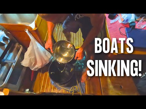 WE NEARLY SINK OUR BOAT!! / Preparing To Cross The Biggest Ocean In The World  Ep 115