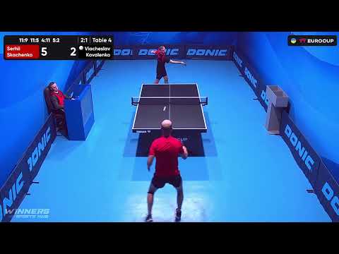 12:50 Serhii Skachenko - Viacheslav Kovalenko 05.10.2023 TT Euro.Cup Ukraine Master. TABLE 4