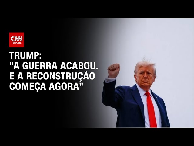 Reconstrução de Gaza começa agora, diz Trump após assinar cessar-fogo | CNN PRIME TIME