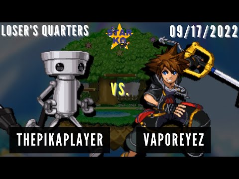 ThePikaPlayer (Chibi) vs. VaporeyeZ (Sora) - Loser's Quarters - Star KO 2