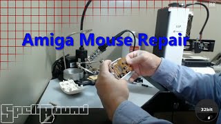 Amiga Mouse Repair (Micro Switch Replacement)