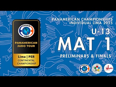 Campeonato Panamericano Juv  Sub 13 Lima 2025  Tatami 1 Preliminares y Finales
