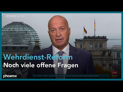phoenix tagesgespräch mit Rüdiger Lucassen zum Wehrdienst am 10.11.25