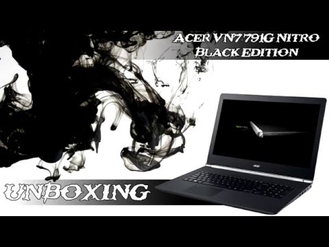 Acer Aspire V Nitro Black Edition VN7-791G unboxing │ kicsomagolás
