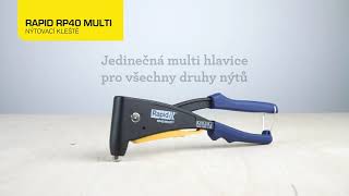 Rapid Kleště nýtovací RP40, kufr