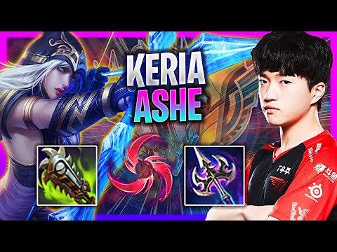 LEARN HOW TO PLAY ASHE SUPPORT LIKE A PRO! | T1 Keria Plays Ashe Support vs Soraka!  Season 2023