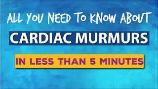 Heart Murmurs | In Less than 5 minutes - All You Need To Know