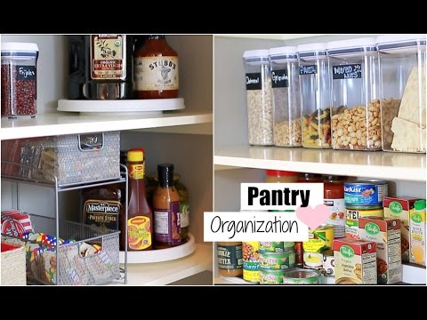 Organize With Me! Pantry Organization -  Tips For An Organized Pantry - MissLizHeart Video