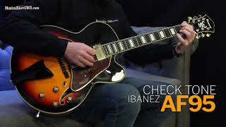 Video thumbnail for 🎸 Chitarra semiacustica Ibanez AF95: proviamo quanto suona jazz by MusicalStore2005