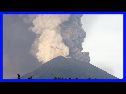 Höchste alarmstufe auf bali: vulkanausbruch droht