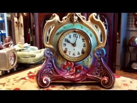 ANTIQUE CLOCK by ANSONIA ROYAL BONN I FINE HOME DECOR