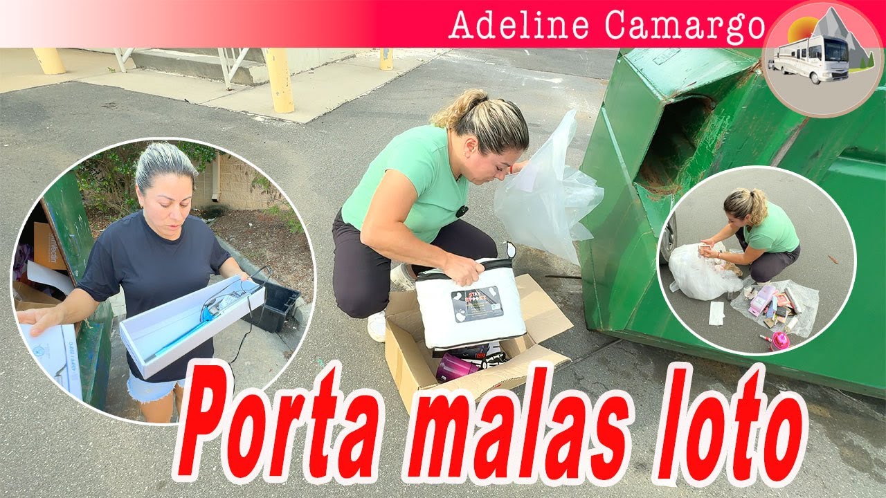 Resgatei muita coisa boa nesse dumpster diving