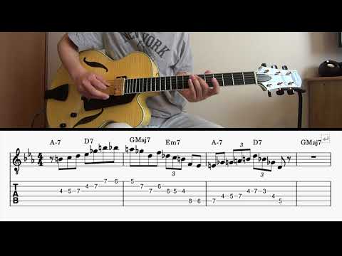 Lick of the Day #17 - Wes Montgomery ii V Lick with TAB
