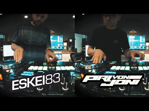 Eskei83 & Pri yon Joni Scratching CDJs at Red Bull Studios Berlin