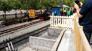 preview picture of video 'Pen-yr Orsedd Gala, Llanberis Lake Railway 6/7/14'