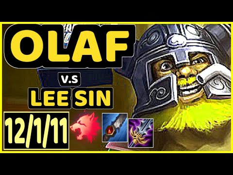SEONGHWAN (OLAF) vs LEE SIN - 12/1/11 KDA JUNGLE CHALLENGER GAMEPLAY - KR