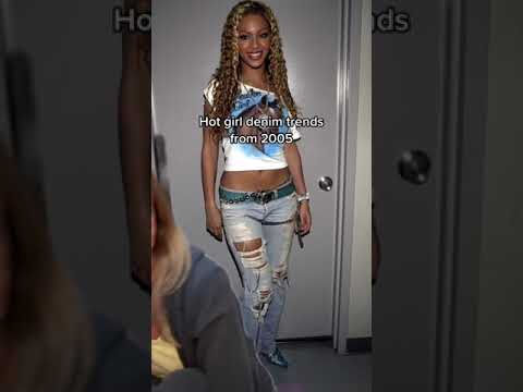 Hot girl denim trends from 2005