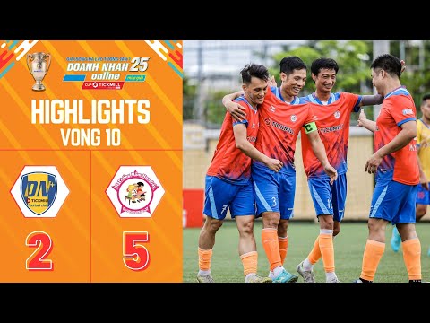 HIGHLIGHTS VÒNG 10: DOANH NHÂN + vs MẦM NON MISA | GIẢI BÓNG ĐÁ DNoL S7 LÃO TƯỚNG MÙA 25