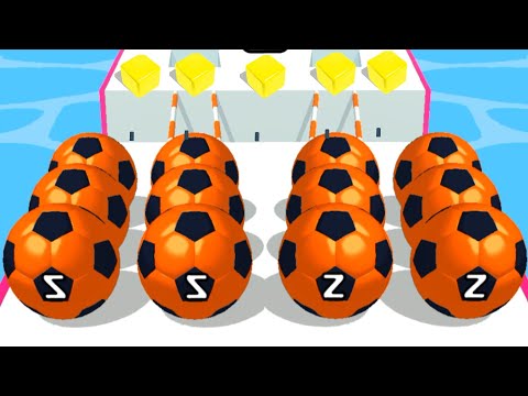 Marble Run 3D-Color Ball Race | 2048 ball run game video gameplay Mobile Walkthrough Android iOS 112
