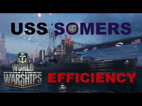 World of Warships: Somers - Efficiency