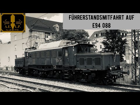 Alles knackt, knarzt und vibriert: Erlebnis Führerstandsmitfahrt auf E94 088|#aelp
