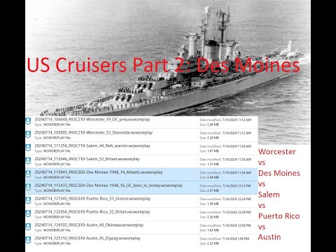 A World of Warships Roundup: US Cruisers Part 2: Des Moines