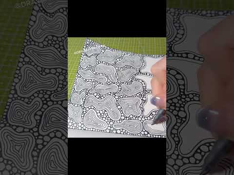 #169 Easy Zentangle patterns for beginners  #art #doodle #drawing