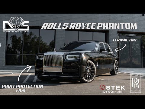 Rolls Royce Phantom STEK PAINT PROTECTION FILM + 3M CERAMIC TINT!