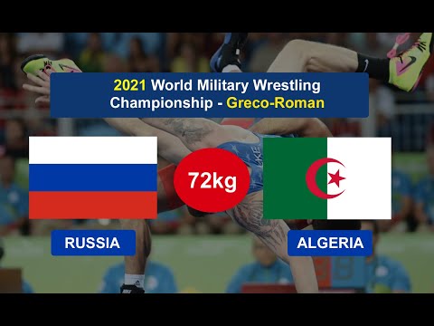 Russia vs Algeria - World Military Greco-Roman Wrestling 2021 - 72 kg - (Zaitsev vs Ghayou Walid)